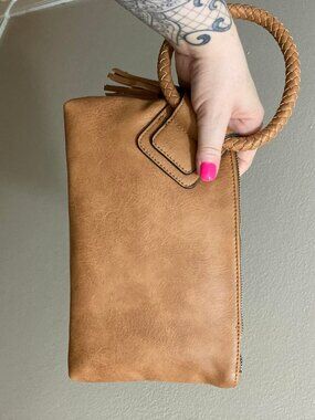 Metro Muse Vegan Leather Clutch Purse & Wristlet | Evening Bag